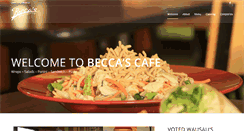 Desktop Screenshot of beccascafe.com